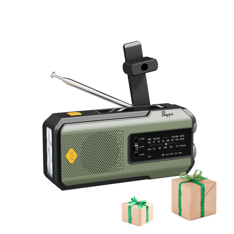 Preppi Solar Phone Charger & Emergency Radio